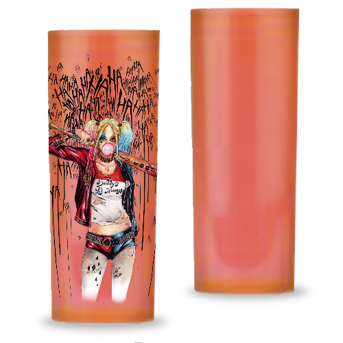 Copo Long Drink | 350ml | Laranja Neon