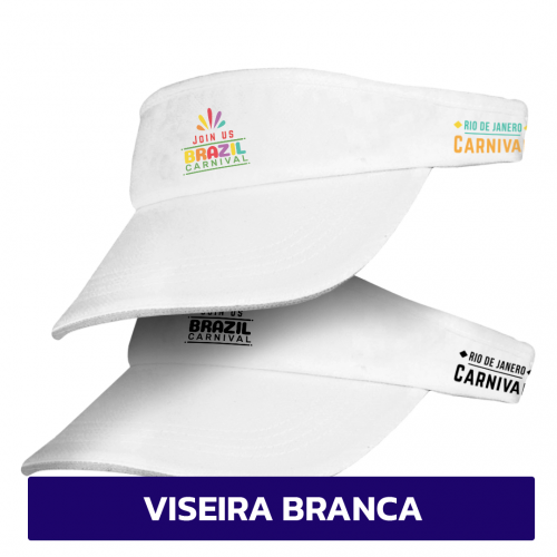 Viseira Personalizada | BRANCA