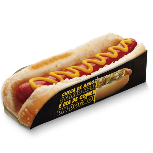 HOT DOG | BARCA PRETA | PACOTE: 50UNDS